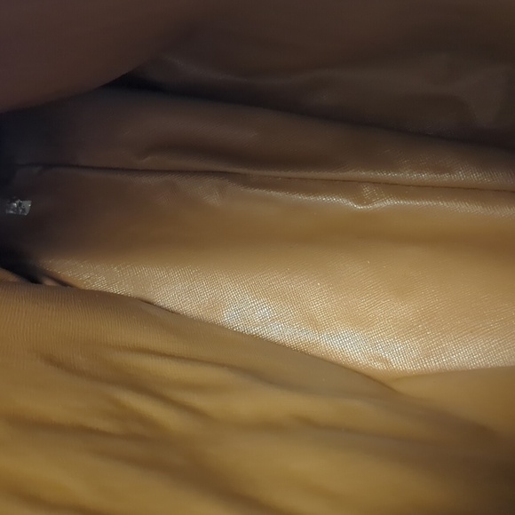 1960s Vintage Retro Gold/Silver Foil Convertible Vinyl Handbag Adjustable Strap - Picture 6 of 15